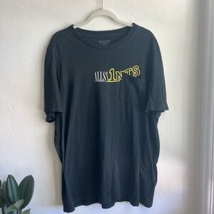 AllSaints Black Graphic T-Shirt